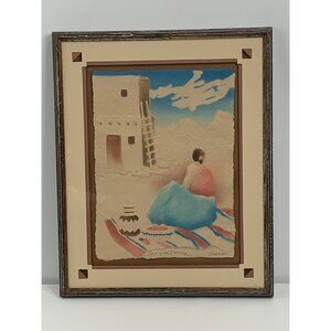 Figi Graphics Art "Song Of The Morning" Signed Priscillia 1992 With Original Tag